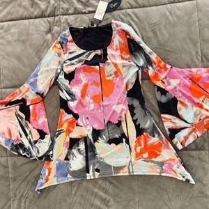 NWT Colorful Cupio Bohemian Top